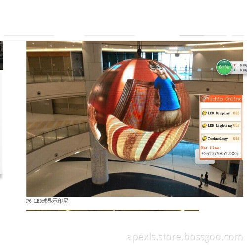 1.8m P6 LED Ball screen